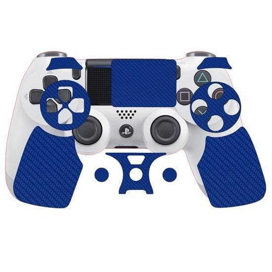 Folie Skin Compatibila cu Controller Sony Playstation 4 - ApcGsm Wraps Carbon Blue