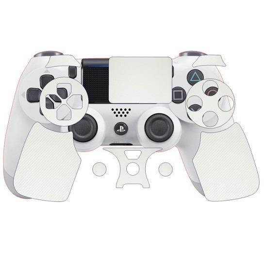 Folie Skin Compatibila cu Controller Sony Playstation 4 - ApcGsm Wraps Carbon White