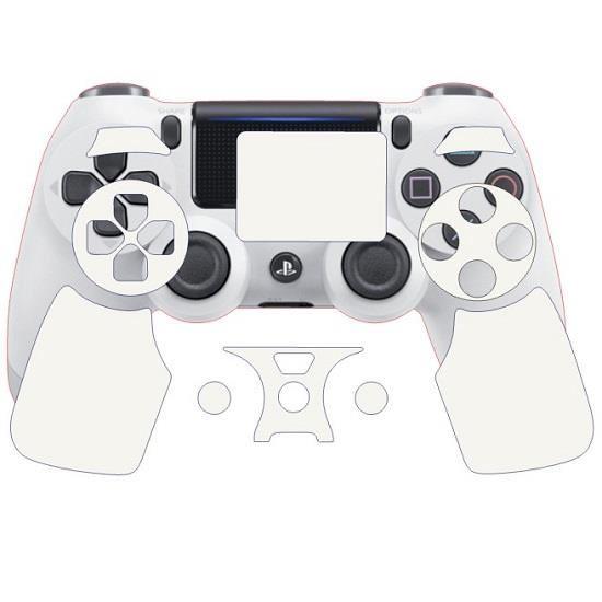 Folie Skin Compatibila cu Controller Sony Playstation 4 - ApcGsm Wraps Color White Matt