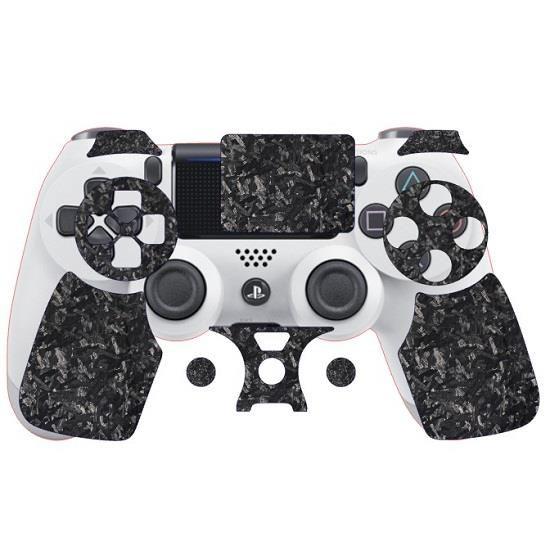 Folie Skin Compatibila cu Controller Sony Playstation 4 - ApcGsm Wraps Forged Carbon Black