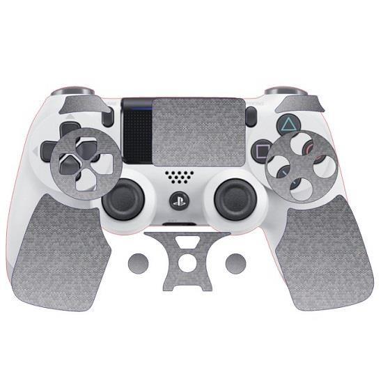 Folie Skin Compatibila cu Controller Sony Playstation 4 - ApcGsm Wraps HoneyComb Silver