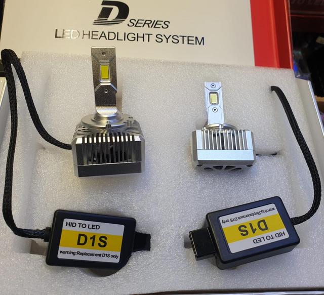 Kit de 2 becuri led conversie HID to LED D1S plug and play 70w 6000K CANBUS